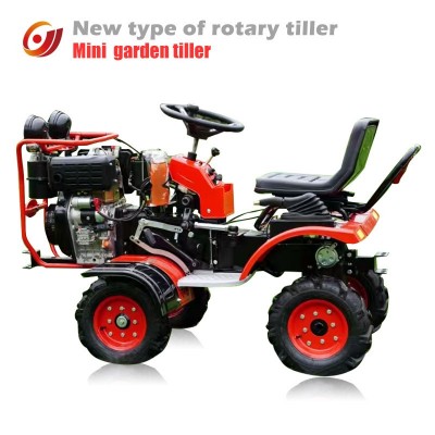 195柴油四驱乘坐式微耕机华世丹坐耕机小型耕种旋耕机厂家微耕机图3