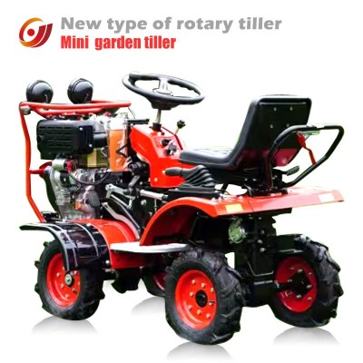 195柴油四驱乘坐式微耕机华世丹坐耕机小型耕种旋耕机厂家微耕机图4