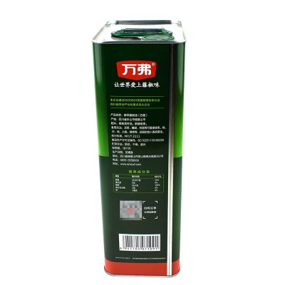 四川峨眉山万弗藤椒油5L餐饮铁桶装米线凉拌菜包邮四星鲜萃藤椒油图2