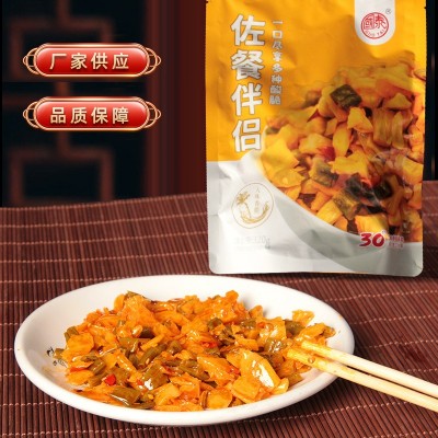 厂家酱萝卜榨菜整箱批发商用酱菜香辣下饭菜萝卜丁咸菜佐餐伴侣图2