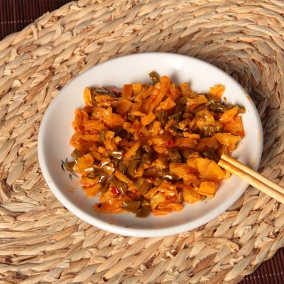 厂家酱萝卜榨菜整箱批发商用酱菜香辣下饭菜萝卜丁咸菜佐餐伴侣图3