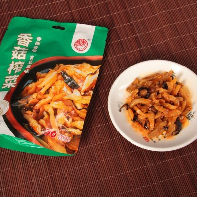 香菇榨菜320g下饭菜开胃菜零食泡菜咸菜批发速食菜厂家批发图4