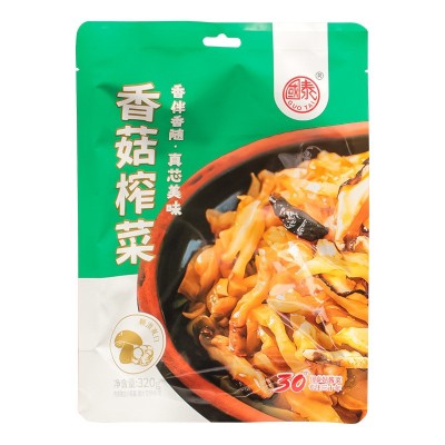 香菇榨菜320g下饭菜开胃菜零食泡菜咸菜批发速食菜厂家批发图5