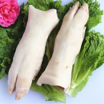 猪蹄现杀整只去筋猪脚猪爪生猪蹄前蹄农家散养冷冻猪蹄图3