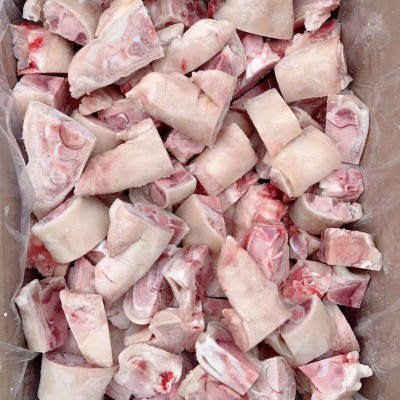 新鲜冷冻猪脚粒猪蹄块猪爪块 生鲜猪蹄猪肘关节与猪脚中间切块图4