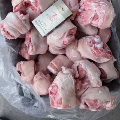 新鲜冷冻猪脚粒猪蹄块猪爪块 生鲜猪蹄猪肘关节与猪脚中间切块图3