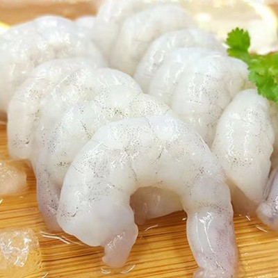 速冻大虾虾仁500g南美白虾虾仁餐饮饭店批发海白虾去壳虾仁鲜冻图3