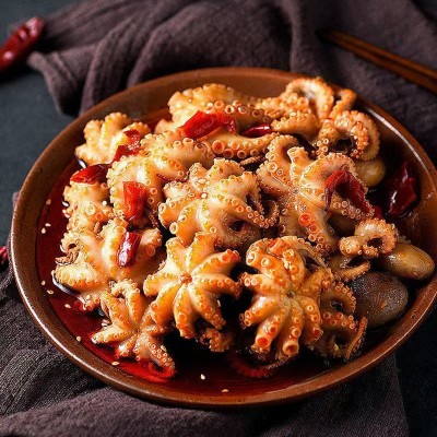 三去八爪鱼新鲜迷你小鱿鱼去牙去内脏八爪鱼冷冻捞汁小海鲜商用图4