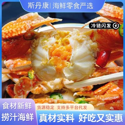 夏季热卖捞汁小海鲜熟食拼盘网红生腌捞汁蟹钳小八爪花螺加热即食图2