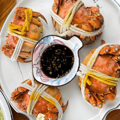 顺丰包邮鲜活满黄大闸蟹礼盒5两公蟹4两母蟹4对固城湖产地直发图2