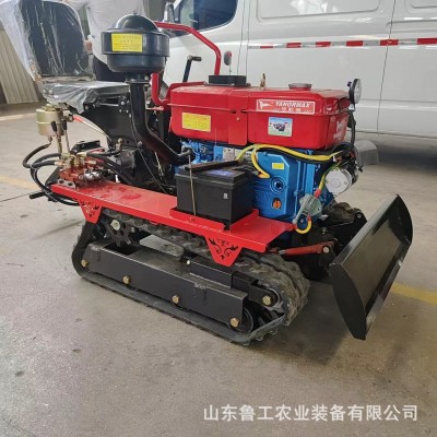 乘坐式履带微耕机农用水旱两用柴油机大棚果园翻土耕地播种旋耕机图5