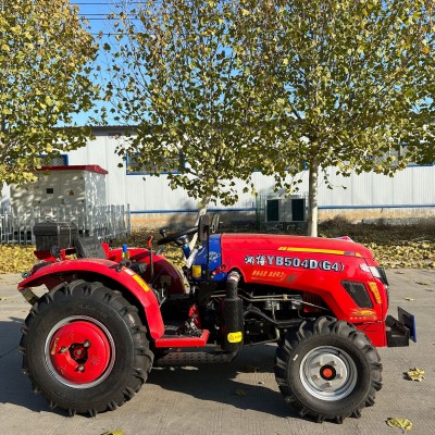 格朗斯1804四轮拖拉机 东方红国四六缸发动机 山地丘陵四驱旋耕机图5