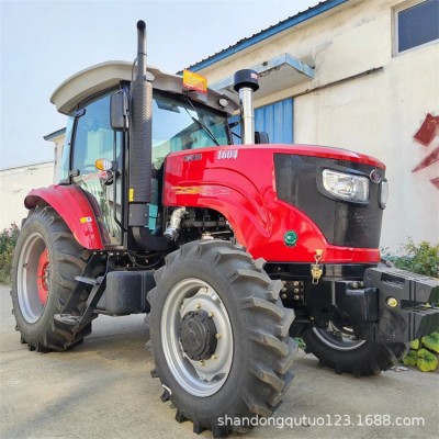 格朗斯1804四轮拖拉机 东方红国四六缸发动机 山地丘陵四驱旋耕机图4