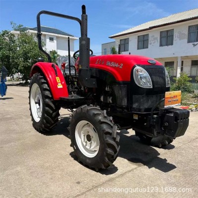 格朗斯1804四轮拖拉机 东方红国四六缸发动机 山地丘陵四驱旋耕机图2