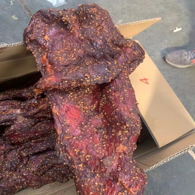 猪肉 麻辣大块肉 五香大块肉 跑江湖地摊展会酱香猪肉货源图3