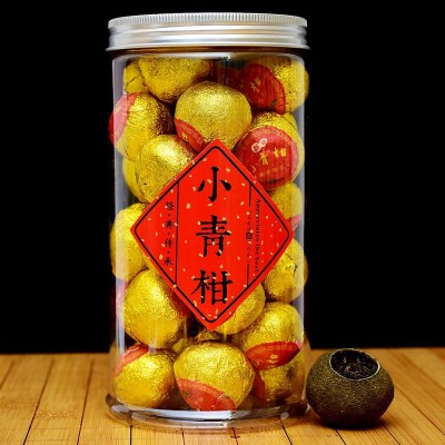 小青柑普洱茶云南宫廷熟茶叶陈皮柑普茶新会青皮橘桔普茶罐装送礼图3