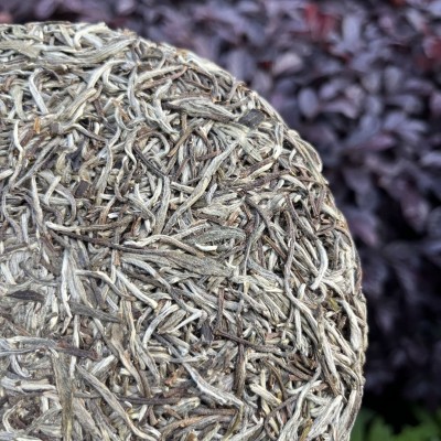 2019年福鼎白毫银针白茶饼 福鼎白毫银针批发 高山日晒银针饼300g图3