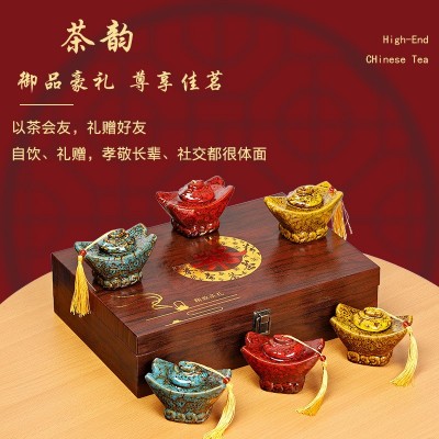 金骏眉茶叶礼盒装特级红茶浓香型高档新茶过年节假日高档送礼长辈图3