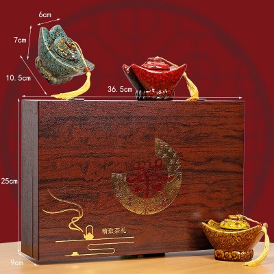 金骏眉茶叶礼盒装特级红茶浓香型高档新茶过年节假日高档送礼长辈图4