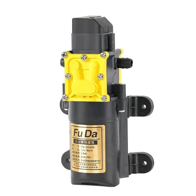 福达直销12v微型隔膜泵 家用自吸智能增压泵 高压电动喷雾器水泵图2