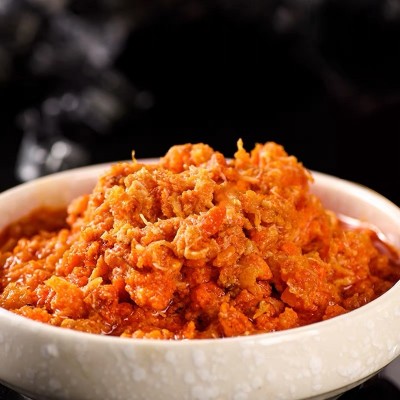 蟹黄酱蟹肉粉500g拌饭拌面调料秃黄油即食蟹黄膏袋装商用版批发图2