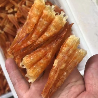【源头厂家】新鲜生晒红虾条干大虾干淡干无盐虾干海虾干虾仁批发图2