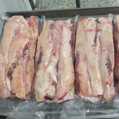 清真原切牛内胸口油 新鲜牛胸口捞 胸口油口感脆韧烧烤火锅食材图2