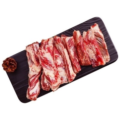 牛肉串正宗清真腹肉条串牛肋条串无调理纯干国产牛肉烧烤商用批发图3