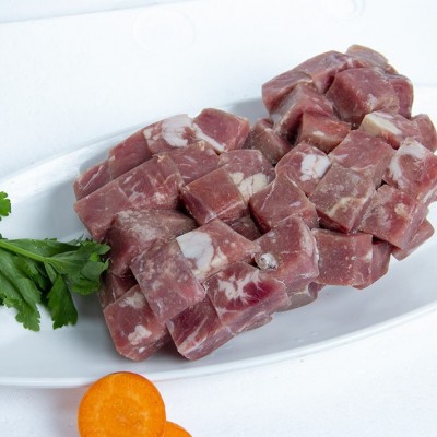 雪花牛肉粒烧烤烤肉纯牛肉烤肉店商用家用源头工厂批发牛肉粒图4