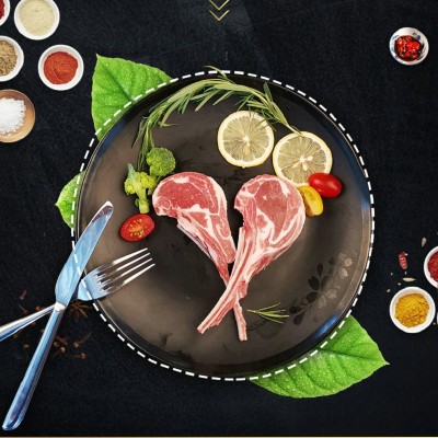 内蒙古草原鑫河法排小切羊排家庭装原切烧烤食材约18kg/箱羔羊排图3