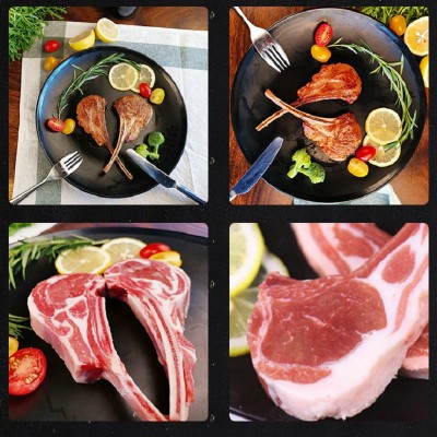 内蒙古草原鑫河法排小切羊排家庭装原切烧烤食材约18kg/箱羔羊排图4