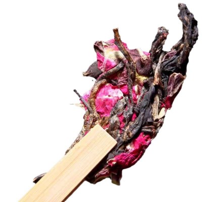 批发醉美人茶玫瑰滇红茶凤庆滇红玫瑰花茶 云南花茶花茶饼200克礼图5