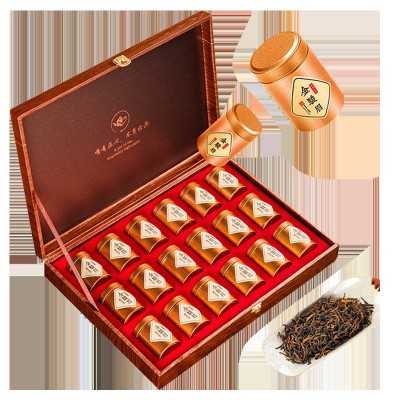 网红直播代发金骏眉红茶福建武夷山高山红茶茶叶罐装新茶270g礼盒图2