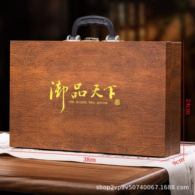 节日送礼高档茶叶礼盒装小种红茶金骏眉大红袍铁观音罐装茶叶礼品图3