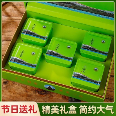 三江绿茶 2025高档乌牛早绿茶 早春嫩芽绿茶 250g高档小罐茶礼盒图2