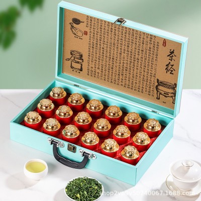 2025新茶茉莉花茶浓香型18罐高档礼盒装过年年货中秋节日送礼佳品图4