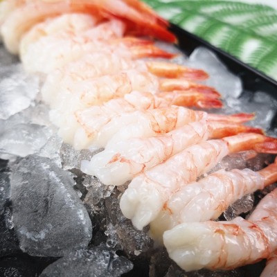 北极甜虾 日料生食寿司甜虾 30尾/盒 去头去壳甜虾刺身商用批发图3