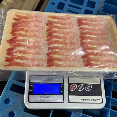 北极甜虾 日料生食寿司甜虾 30尾/盒 去头去壳甜虾刺身商用批发图2