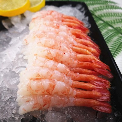 北极甜虾 日料生食寿司甜虾 30尾/盒 去头去壳甜虾刺身商用批发图4