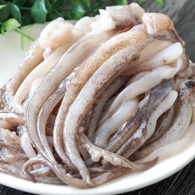 二本足鱿鱼须海鲜去头火锅食材冷冻小鱿鱼须爪章鱼烧烤商用鱿鱼串图2