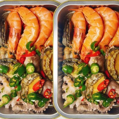 捞汁小海鲜成品组合捞汁花螺海鲜桶生腌花螺醉虾醉蟹图4