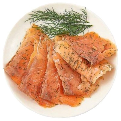 包邮烟熏三文鱼即食净重170gx3袋日料健身代餐刺身拼盘腌制生鱼片图5