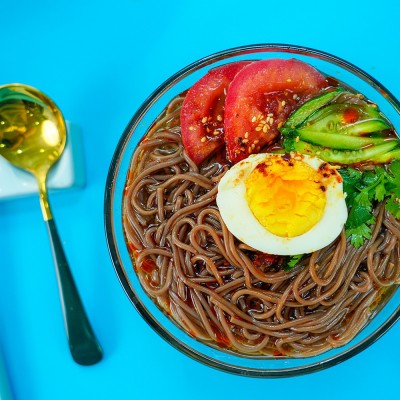 询滋味荞麦冷面372g*6袋/箱族风味东北特色四包料包商用家用冷面图5