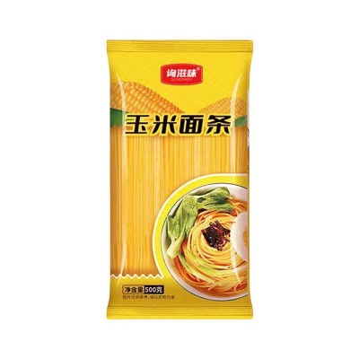 询滋味玉米面条500g*5袋/箱东北特产粗粮黄面条杂粮商用家用批发图5
