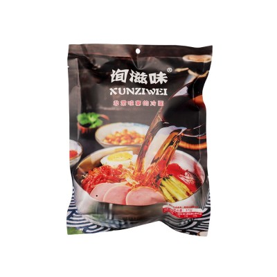 询滋味小麦冷面372g*7袋/箱朝鲜风味冷面速食东北大冷面四包料包图5