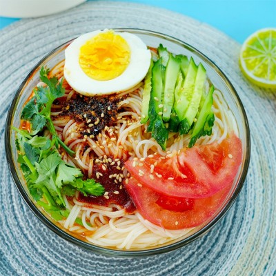 询滋味小麦冷面372g*7袋/箱朝鲜风味冷面速食东北大冷面四包料包图3