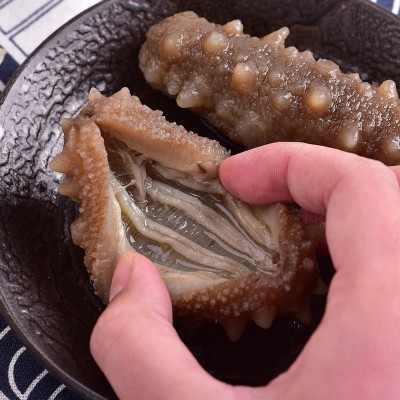 阜实商贸海鲜批发大连即食海参500g 辽参刺参 海参海鲜水产干货图5