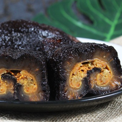 阜实商贸红极参圈半切整只500g工厂批发代发俄罗斯海参即食海鲜图3