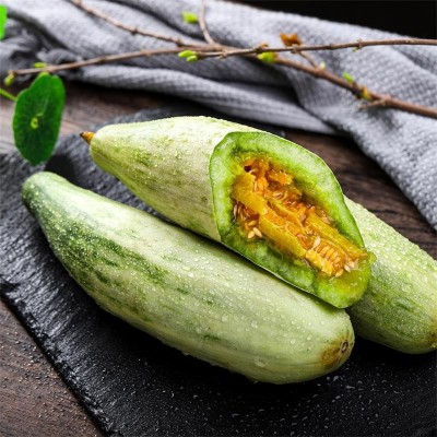 山东羊角蜜甜瓜新鲜水果水果蜜瓜现发包邮羊角瓜一件代发图3