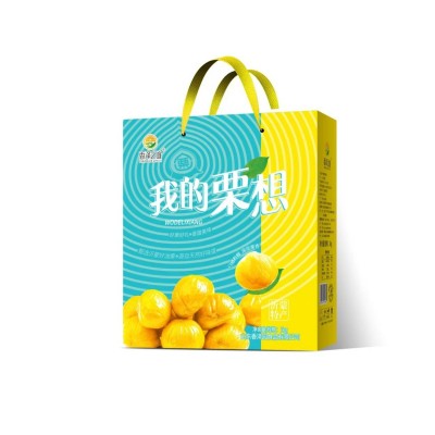 香泽之谊甘栗仁1KG原味糖渍去皮板栗仁 礼盒装送礼年货甘栗子图5